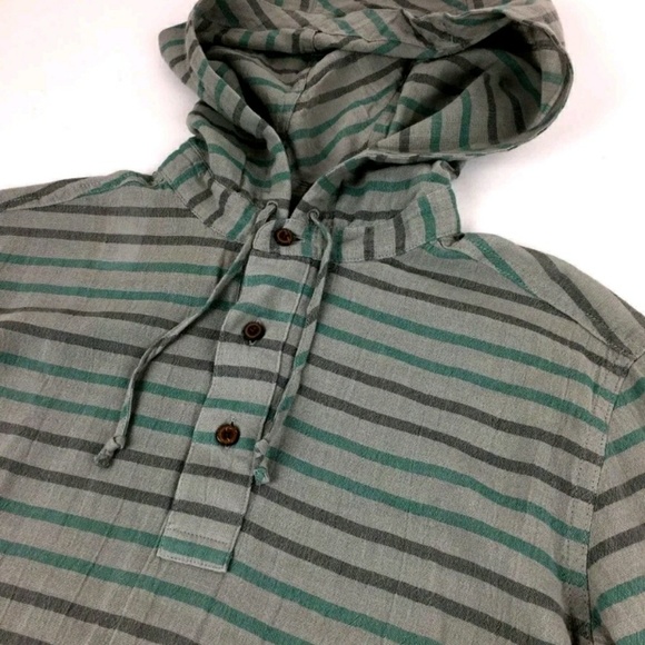 Patagonia Steersman Henley Hoodie Shirt - Picture 2 of 8